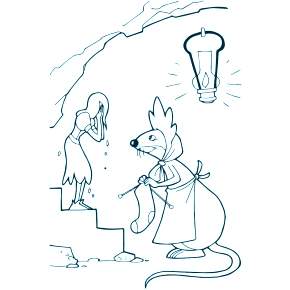 Раскраска Дюймовочка