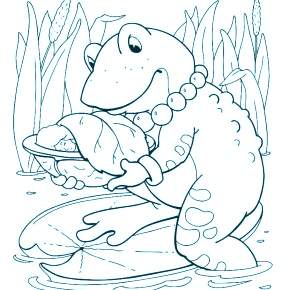 Раскраска Дюймовочка