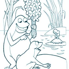 Раскраска Дюймовочка