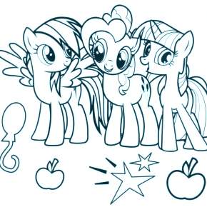 Раскраски Пони Раскраски Пони