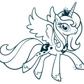 Раскраски Пони Раскраски Пони