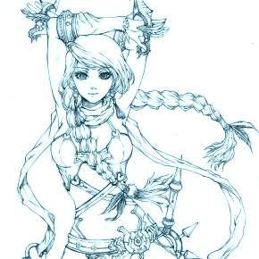 Раскраска Эльфы Раскраска Эльфы