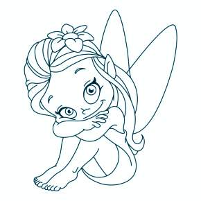 Раскраска Эльфы Раскраска Эльфы