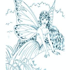 Раскраска Эльфы Раскраска Эльфы