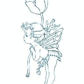 Раскраска Эльфы Раскраска Эльфы