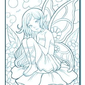 Раскраска Эльфы Раскраска Эльфы