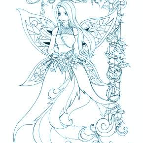 Раскраска Эльфы Раскраска Эльфы