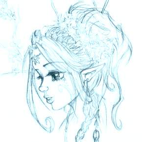 Раскраска Эльфы Раскраска Эльфы