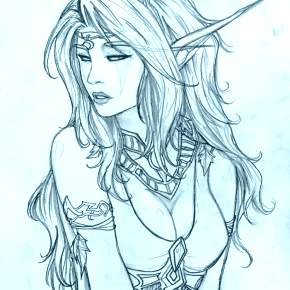 Раскраска Эльфы Раскраска Эльфы