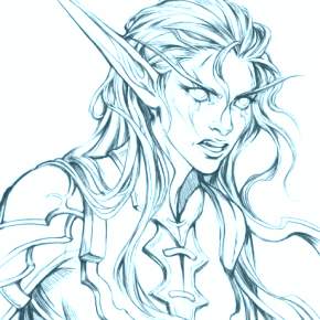 Раскраска Эльфы Раскраска Эльфы