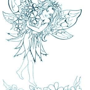 Раскраска Эльфы Раскраска Эльфы