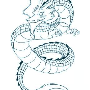 Раскраска Драконы