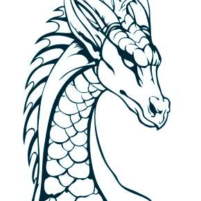Раскраска Драконы
