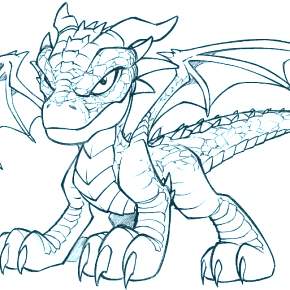 Раскраска Драконы