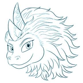 Раскраска Драконы