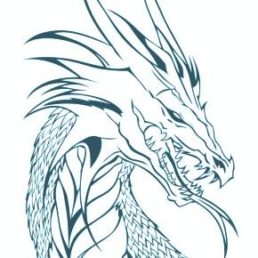 Раскраска Драконы