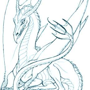 Раскраска Драконы
