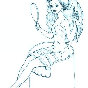 Раскраска Модницы Раскраска Модницы