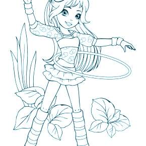 Раскраска Модницы Раскраска Модницы