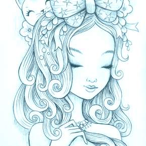 Раскраска Модницы Раскраска Модницы