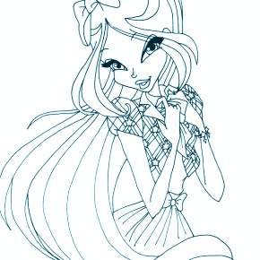 Раскраска Модницы Раскраска Модницы