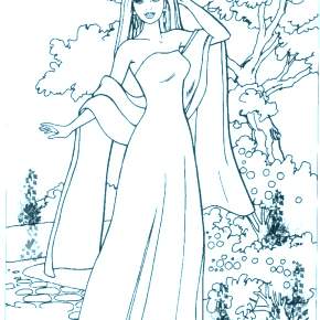 Раскраска Модницы Раскраска Модницы