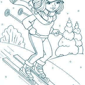 Раскраска Модницы Раскраска Модницы