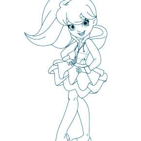 Раскраска Модницы Раскраска Модницы