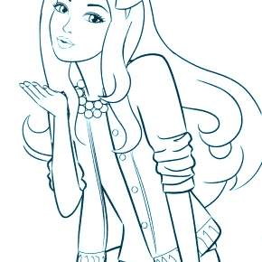 Раскраска Модницы Раскраска Модницы