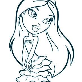 Раскраска Модницы Раскраска Модницы