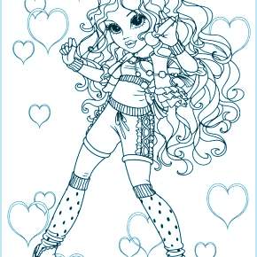 Раскраска Модницы Раскраска Модницы