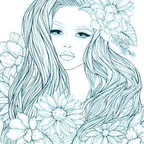 Раскраска Модницы Раскраска Модницы