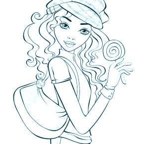 Раскраска Модницы Раскраска Модницы