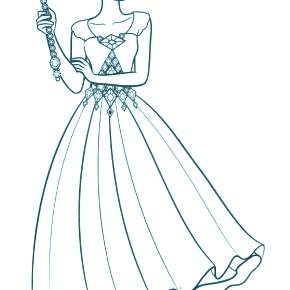 Раскраска Модницы Раскраска Модницы