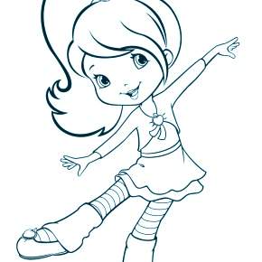 Раскраска Модницы Раскраска Модницы