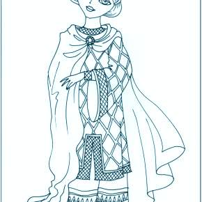 Раскраска Национальные костюмы Раскраска Национальные костюмы