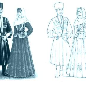 Раскраска Национальные костюмы Раскраска Национальные костюмы