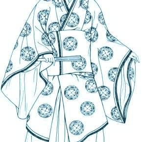 Раскраска Национальные костюмы Раскраска Национальные костюмы