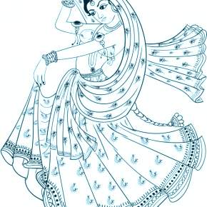 Раскраска Национальные костюмы Раскраска Национальные костюмы