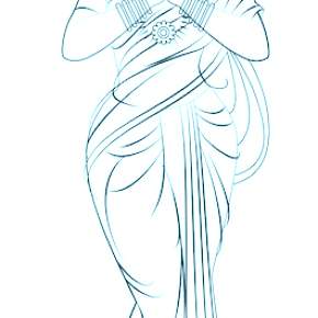 Раскраска Национальные костюмы Раскраска Национальные костюмы