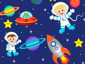 Раскраски ко Дню Космонавтики